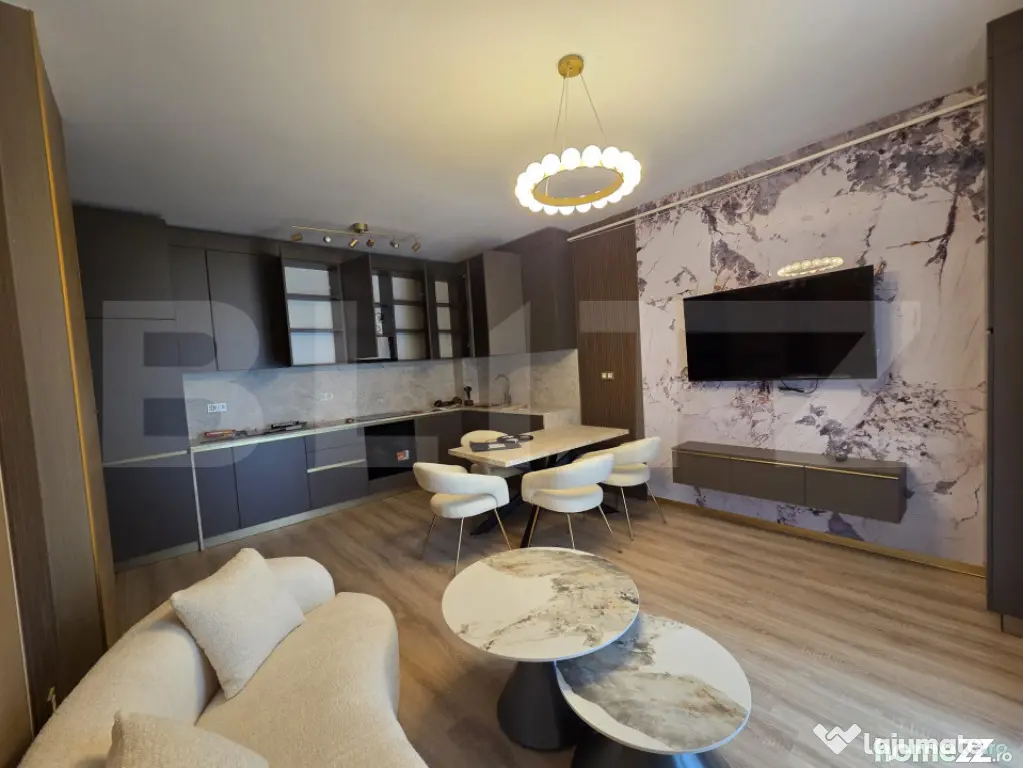 Apartament modern, finisaje premium, garaj, zona Eroilor - Floresti (Cluj)