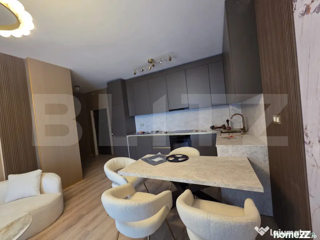 Apartament modern, finisaje premium, garaj, zona Eroilor - Floresti (Cluj)