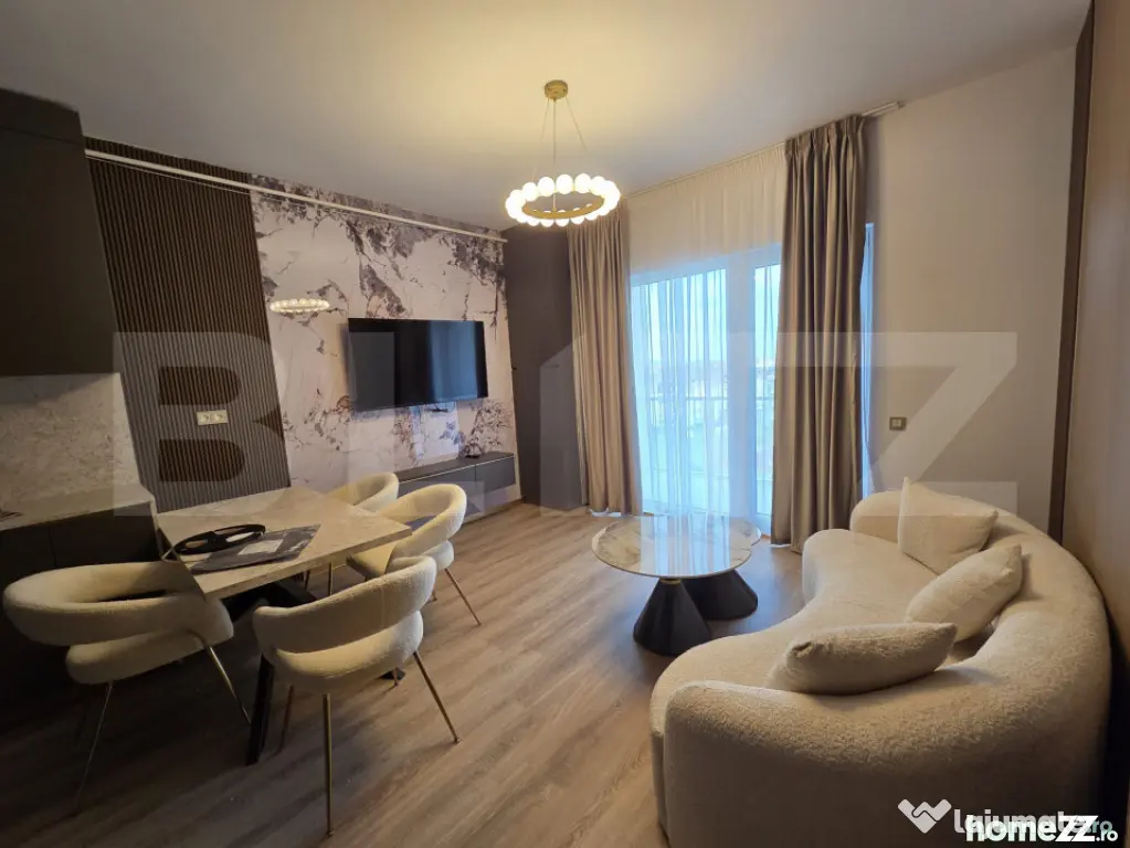 Apartament modern, finisaje premium, garaj, zona Eroilor - Floresti (Cluj)