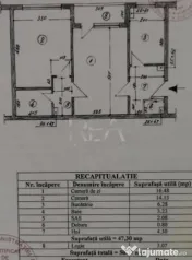 2 camere, 6/10, anvelopat ,51 mp,-Gorjului 