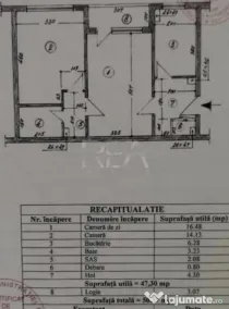 2 camere, 6/10, anvelopat ,51 mp,-Gorjului