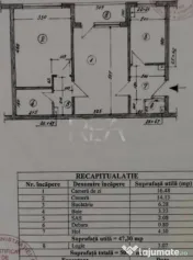 2 camere, 6/10, anvelopat ,51 mp,-Gorjului 