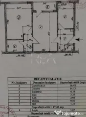 2 camere, 6/10, anvelopat ,51 mp,-Gorjului 