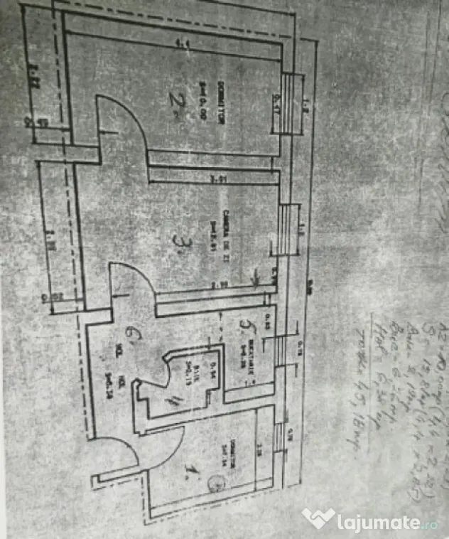 Apartament 3 camere de vânzare