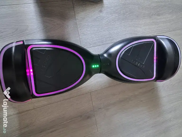 Hoverboard LexGo Spark, RGB, 6.5 inch, autonomie 12Km, max 100Kg sarcina