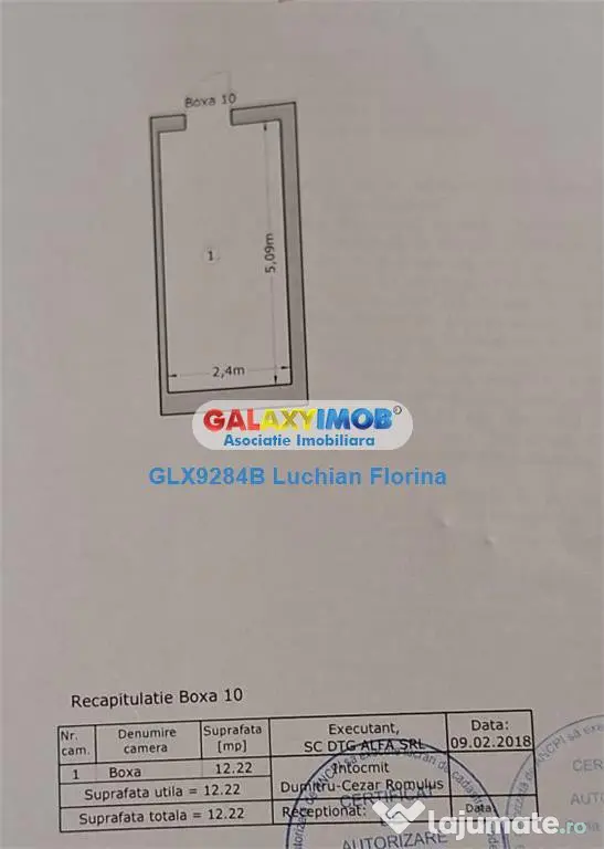 Comision 0% I 2 camere, boxa, loc de parcare I Metalurgiei