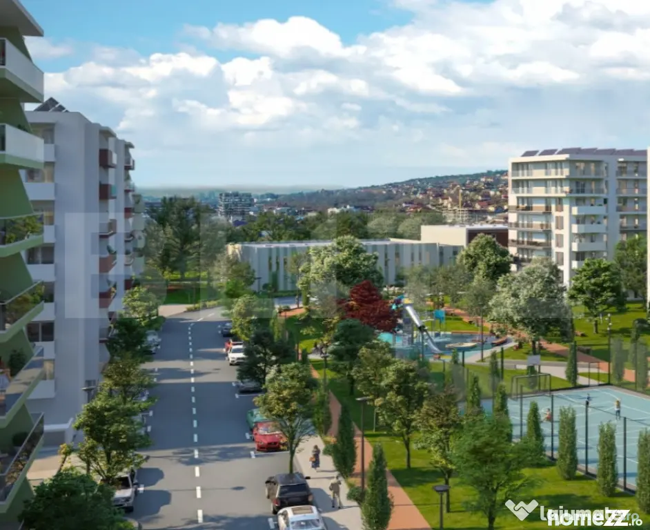 Apartament 4 camere, 100 mp, 2 balcoane 18 mp, proiect nou n