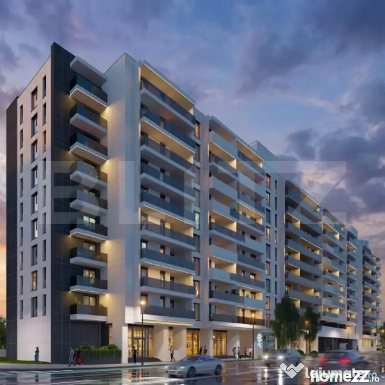 Apartament 4 camere, 100 mp, 2 balcoane 18 mp, proiect nou n