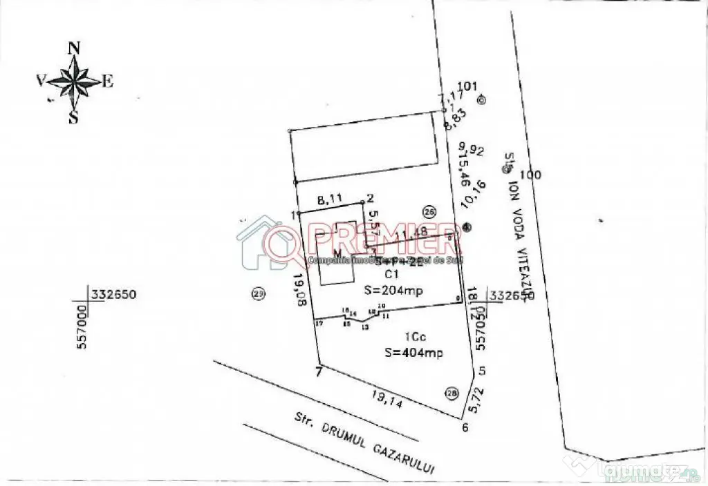 BRANCOVEANU - Budimex - 2 Cladiri 1000 mp