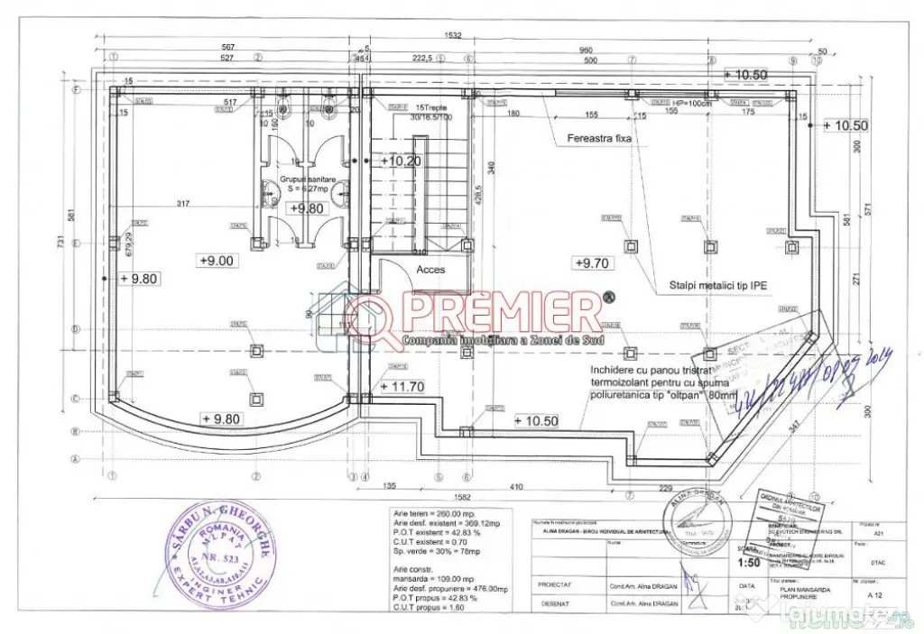BRANCOVEANU - Budimex - 2 Cladiri 1000 mp