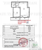 Apartament 2 camere | 57 mp | Etaj 1/7 | Lift | VIITOR METRO 