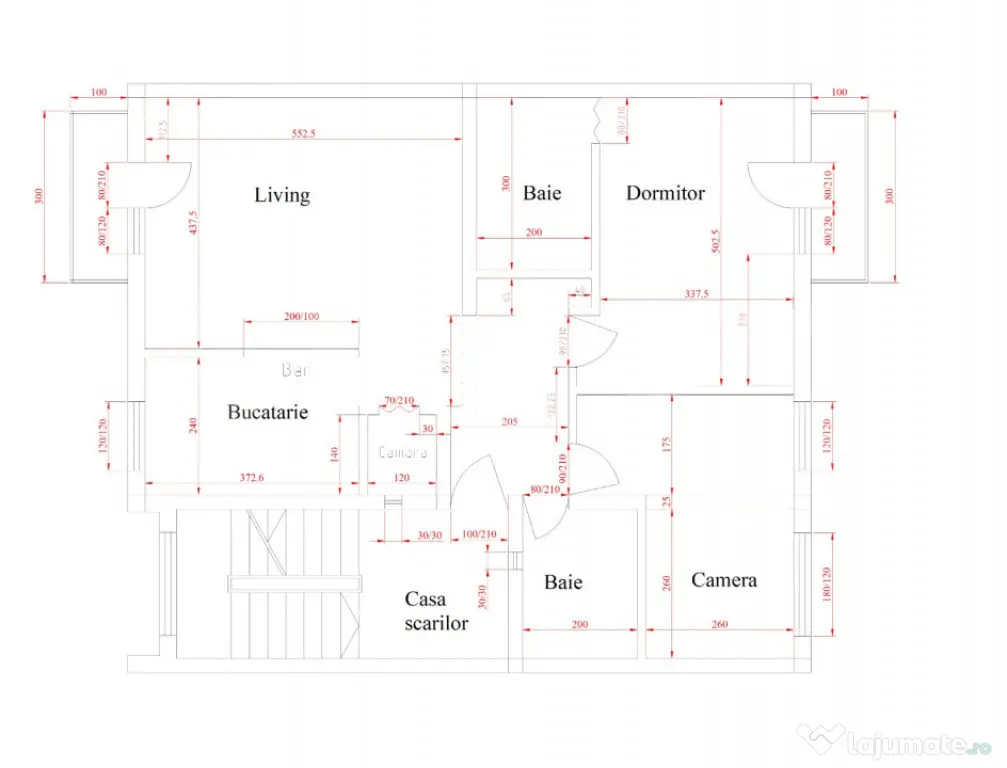 Apartament 3 camere, 90mp, pet-friendly,parcare, zona: Frunz