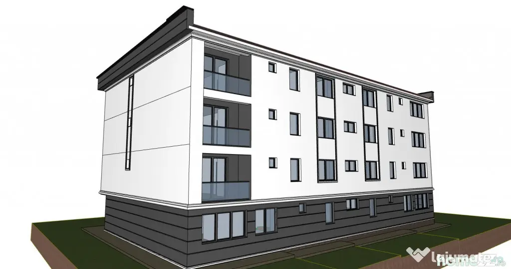 Bloc nou!!!Apartament cu 2 camere, total decomandat, 56mp, - Letcani (Iasi)