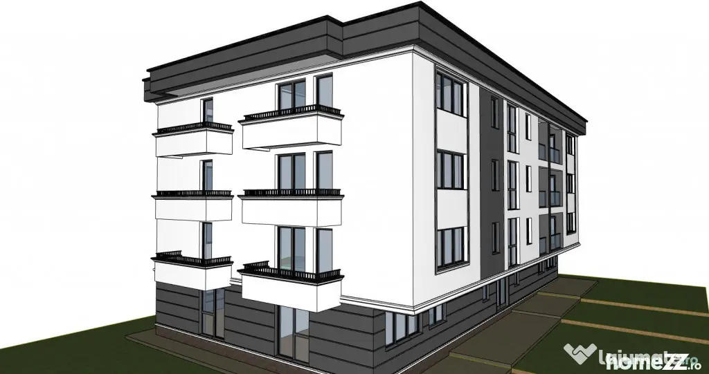 Bloc nou!!!Apartament cu 2 camere, total decomandat, 56mp, - Letcani (Iasi)