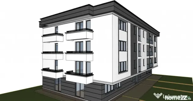 Bloc nou!!!Apartament cu 2 camere, total decomandat, 56mp, - Letcani (Iasi)