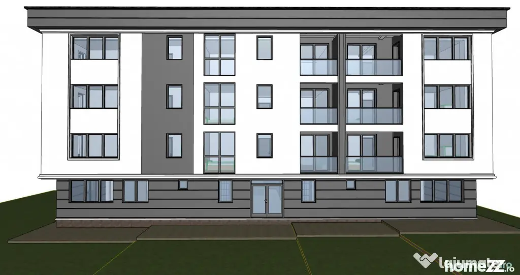 Bloc nou!!!Apartament cu 2 camere, total decomandat, 56mp, - Letcani (Iasi)