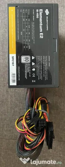 Sursă SilentiumPC Elementum E2, 80+, 450W