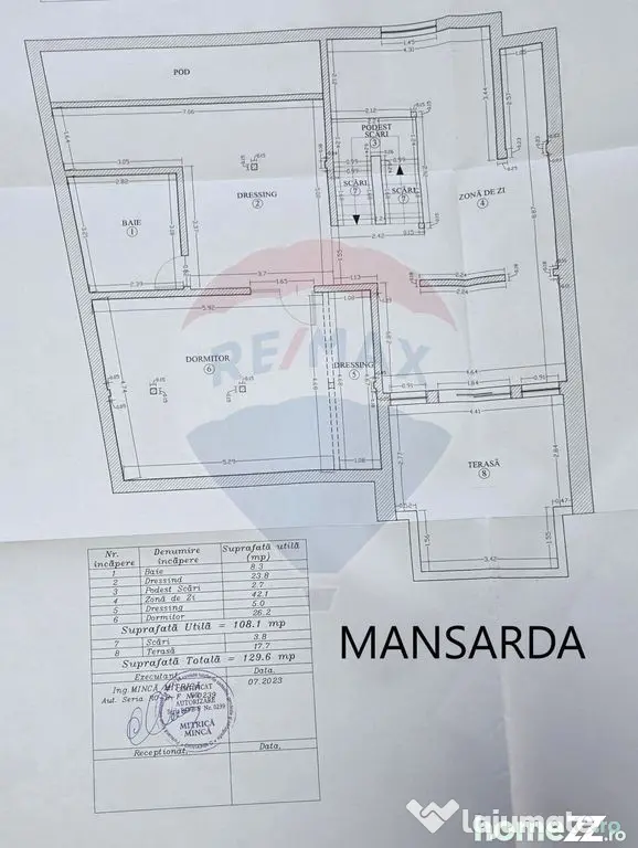 Vila D+P+E+M, 8 camere, 520 mp, pe malul Lacului Mogosoaia