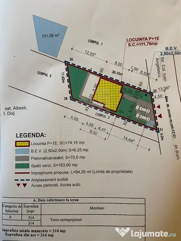 Teren Intravilan cu Autoriztie de Constructie Valabila-Al...