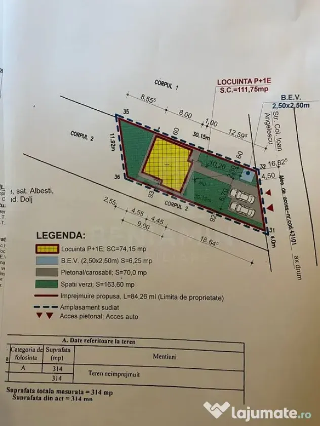 Teren Intravilan cu Autoriztie de Constructie Valabila-Al...