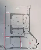 2 camere reconfigurat în 3 camere | Terasă | Parcare 