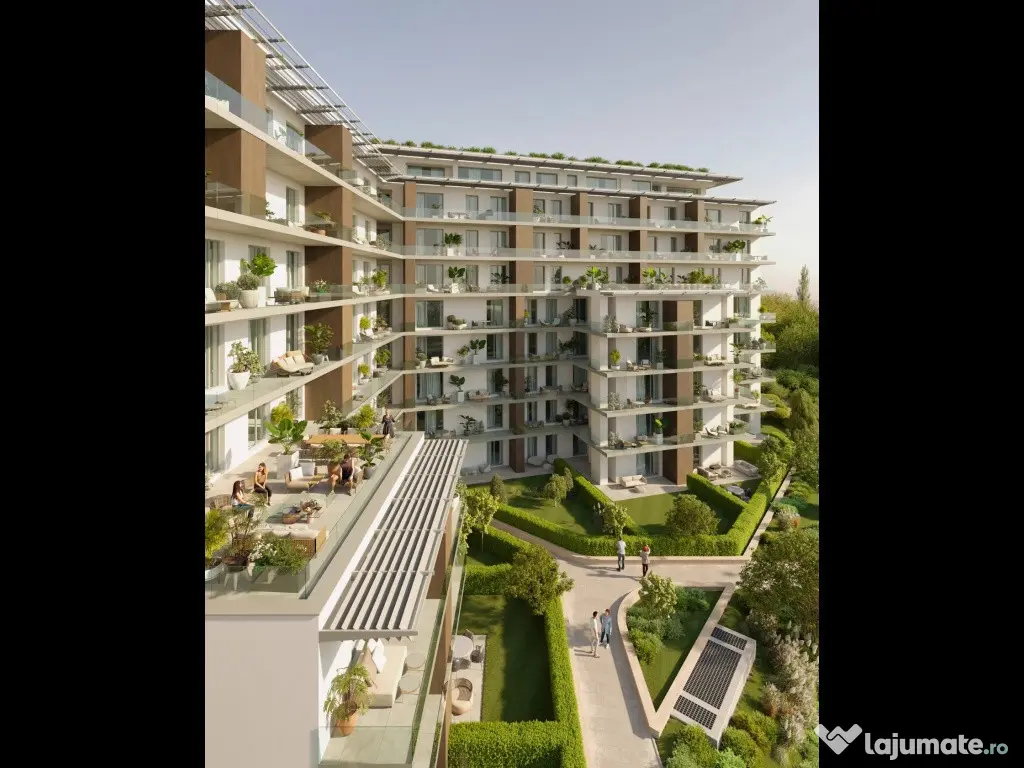 Barbu Vacarescu - Apartament cu 2 camere cu vedere spre lac