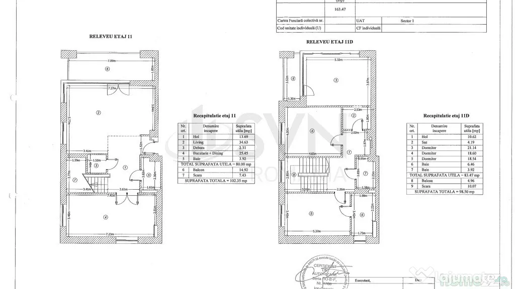 Domenii l Duplex 4 camere l 231 mp
