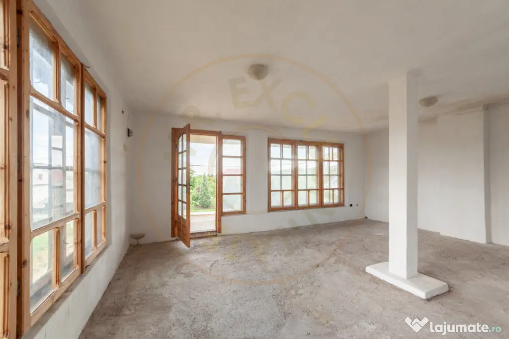 Casa +teren 1093 mp Domnesti-Arges cu o panorama superba!
