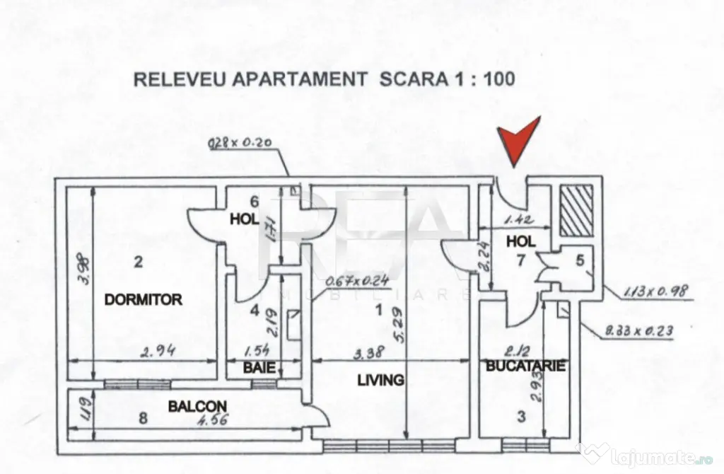 2 camere, 8/8, anvelopat-Drumul Taberei