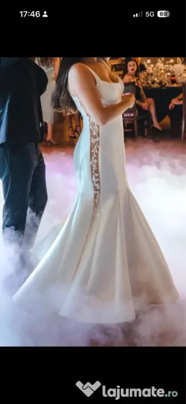 Rochie mireasă Milla Nova+ voal handmade + bridal robe
