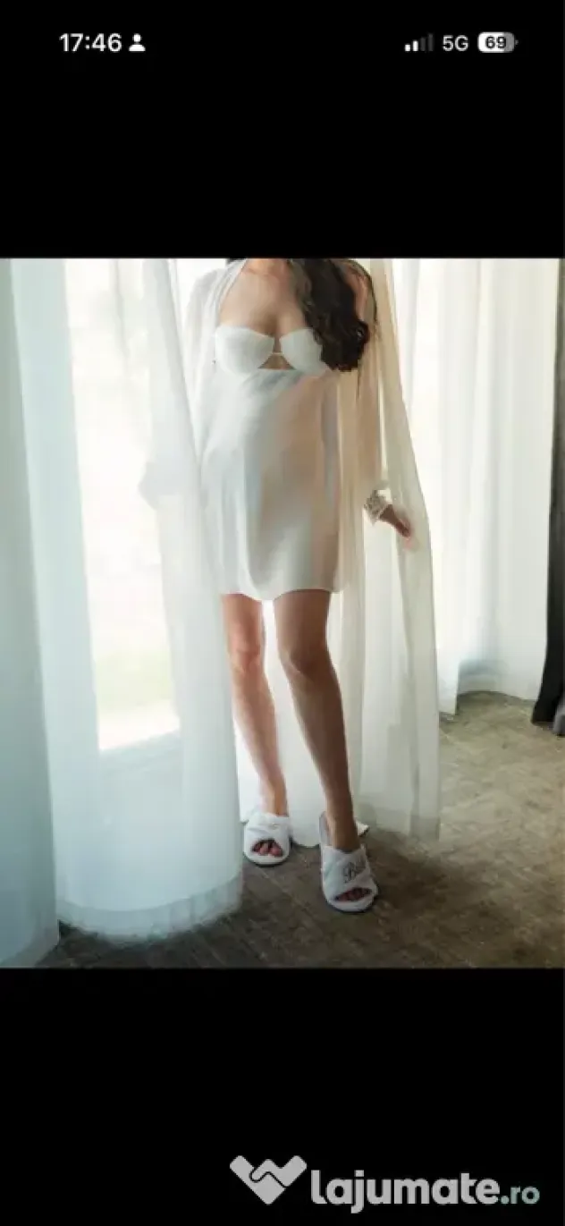 Rochie mireasă Milla Nova+ voal handmade + bridal robe