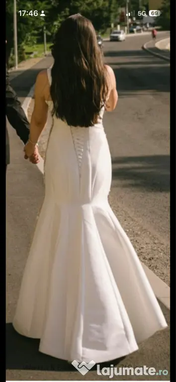 Rochie mireasă Milla Nova+ voal handmade + bridal robe