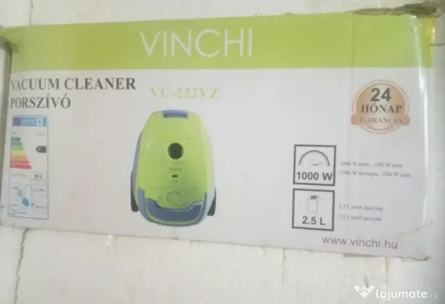 Aspirator cu sac Vinchi VC-222VZ 1000 W