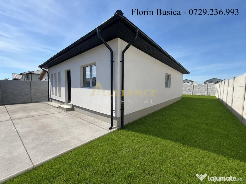 Vila individuala parter ~ 4 camere 2 bai ~ teren 363mp