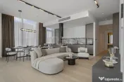 4 camere mobilat complet în One Floreasca Towers