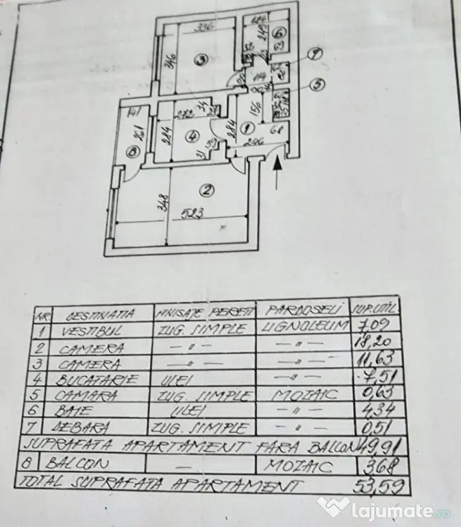 Aviatiei, particular, 2 camere decomandate