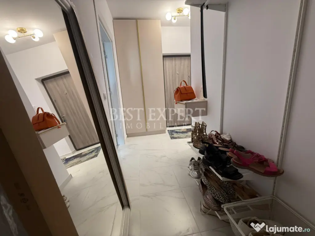 2 Camere de inchiriat complet mobilat si cu Parcare acoperi