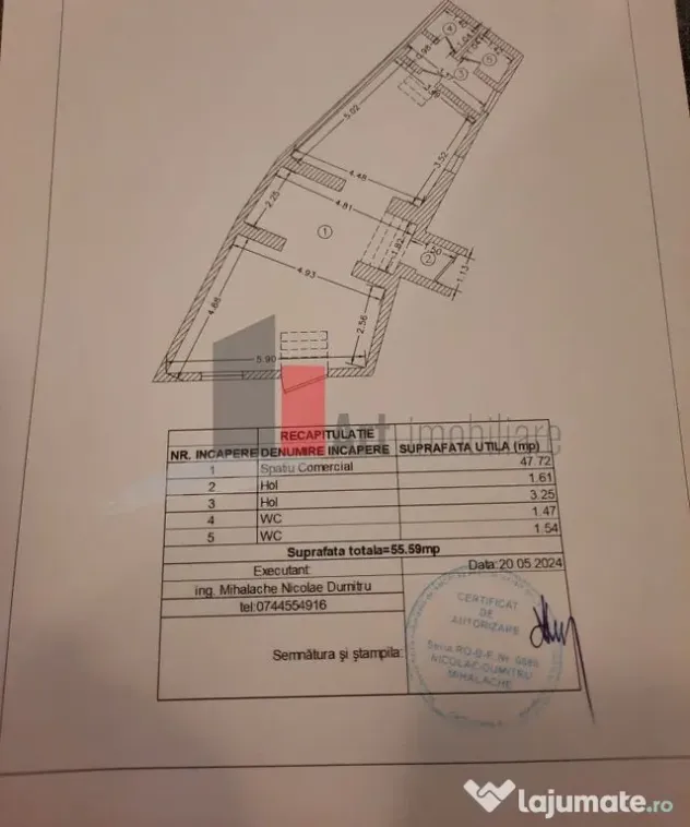 Spatiu comercial de inchiriat in zona Piata Matache/Gara ...
