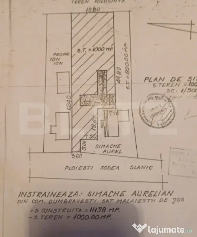 Casa+Teren intravilan 1.589 mp cu livadă matură – Dumb