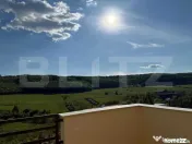 Casă de închiriat, 140 mp utili, garaj, curte, panouri, Po 