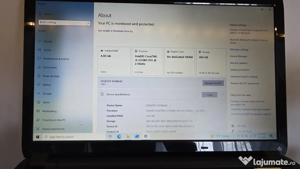 Laptop Dimotion TWH
