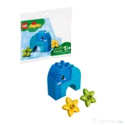 Lego Duplo pui, elefant, motor de polititie si politist, semafor