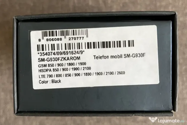 Samsung Galaxy S7 32GB Onyx Black – Stare excelentă, pachet complet