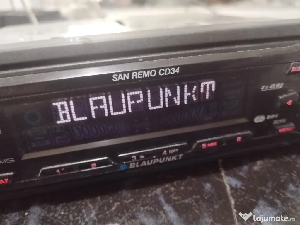 Radio CD auto Blaupunkt cu RDS