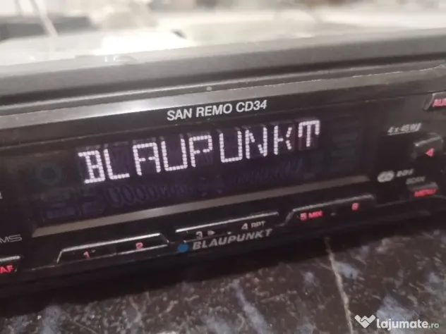 Radio CD auto Blaupunkt cu RDS