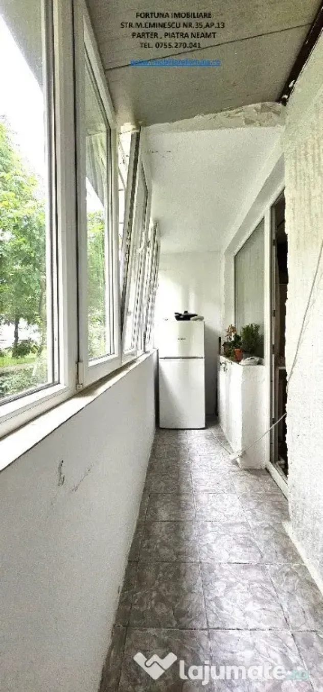 Apartament 2 camere parter+balcon mare+boxa in proprietate,Sc.nr.8P.Nt