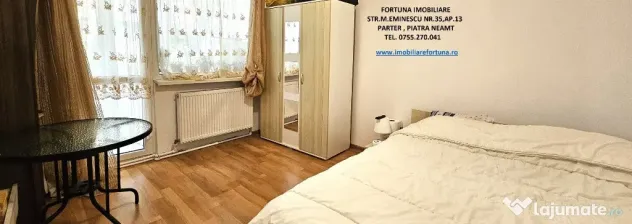 Apartament 2 camere parter+balcon mare+boxa in proprietate,Sc.nr.8P.Nt