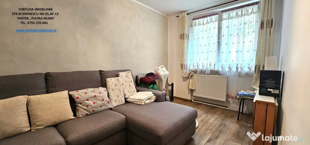 Apartament 2 camere parter+balcon mare+boxa in proprietate,Sc.nr.8P.Nt