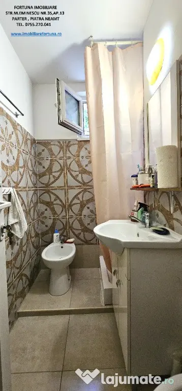 Apartament 2 camere parter+balcon mare+boxa in proprietate,Sc.nr.8P.Nt