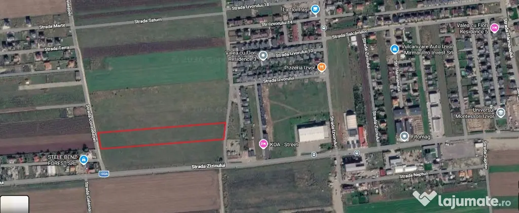 Terenuri de vânzare – Tărlungeni, Izvor | 600 mp | 0% Comision